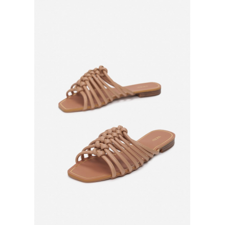 Beige women's slippers 3353-42-beige