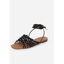 Black women's sandals 3355-38-black