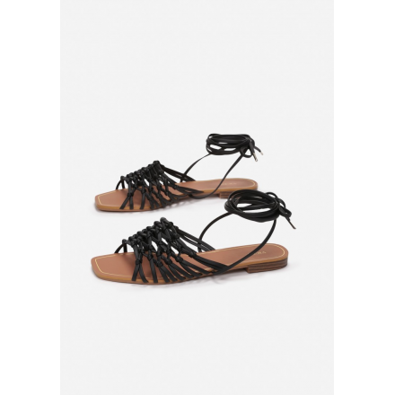 Black women's sandals 3355-38-black