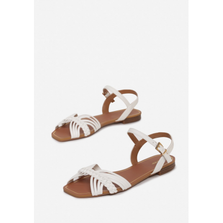 White women's sandals 3354-71-white