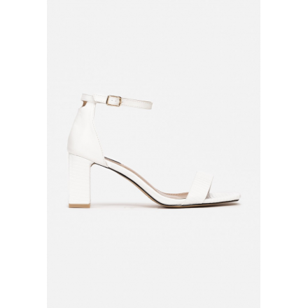 White women's sandals 3376-71-white