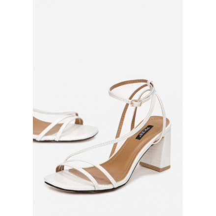 White women's sandals 3378-71-white