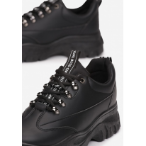 Czarne Sneakersy amskie 8548- 8548-1A-38-black