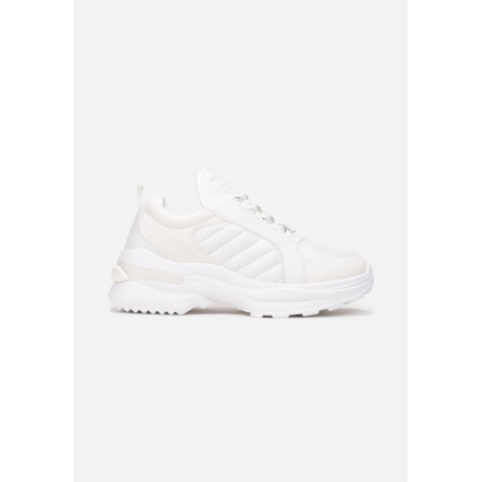 Białe sneakersy 8554-71-white