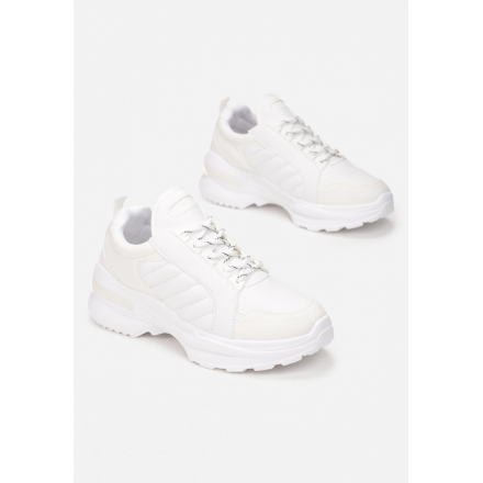 Białe sneakersy 8554-71-white