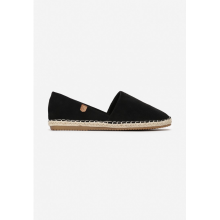 Women's Black Espadrilles 8455- 8455-1 BLACK