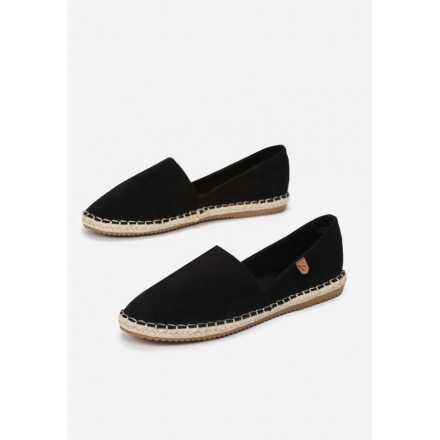 Women's Black Espadrilles 8455- 8455-1 BLACK